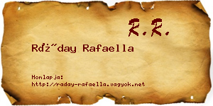 Ráday Rafaella névjegykártya